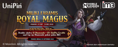 Sambut Season Baru MLBB Bareng UniPin dan IM3! Adaaa Aja Untungnya!